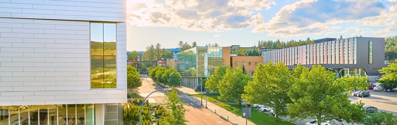 Aerial view of UBC Okanagan campus