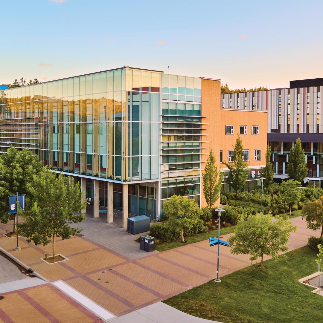 Aerial view of UBC Okanagan campus