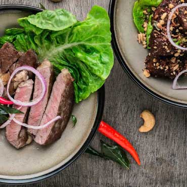 Steak on a plate