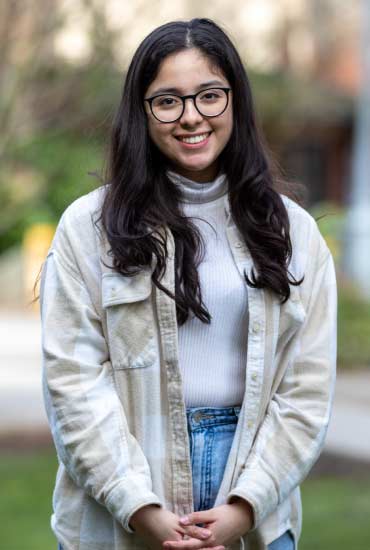 This Week at UBC host Nicole Mendoza