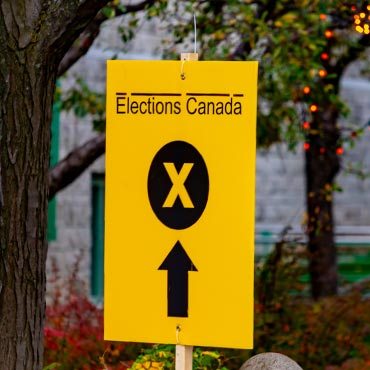 Elections Canada sign