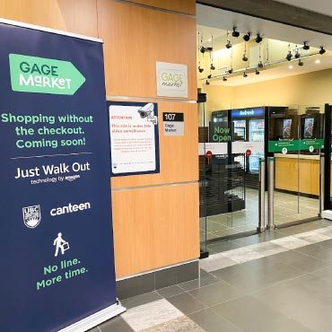 The store front of Gage Market