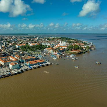Aerial view of Belem, Brazil