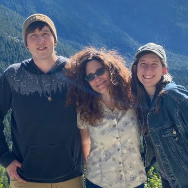 Co-curators of Nuxalk Strong: Snxakila–Clyde Tallio, Jennifer Kramer, and Emily Jean Leischner.