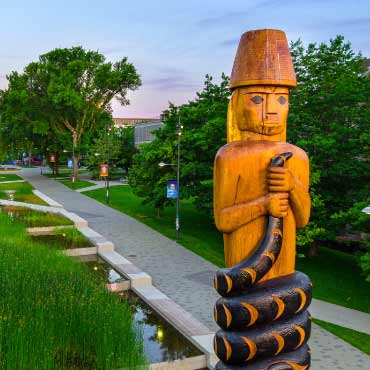 Musqueam Post at UBC Vancouver campus