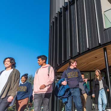 Students outside the Arts Student Centre